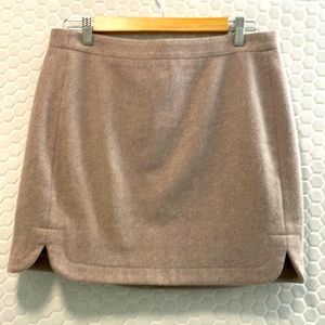 J. Crew Wool Mini Skirt